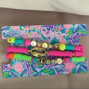 Lilly Pulitzer bracelet set NWT